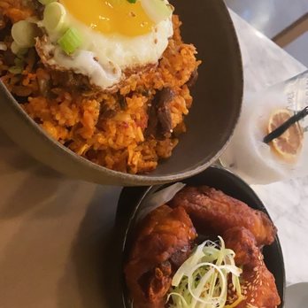 Kuun - Kimchi Fried Rice w/Bulgogi Kuun Wings - Korean Near Me - Brooklyn, New York Kuun - Kimchi Fried Rice w/Bulgogi Kuun Wings - Korean Near Me - Brooklyn, New York