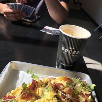 Press Coffee - Chandler - Avocado toast with bacon and egg and an oat milk latte. Liked the avocado toast and the oat milk latte was good. Great place to visit. - Coffee Roasteries Near Me - Chandler, Arizona Press Coffee - Chandler - Avocado toast with bacon and egg and an oat milk latte. Liked the avocado toast and the oat milk latte was good. Great place to visit. - Coffee Roasteries Near Me - Chandler, Arizona