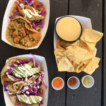 The Vegan Nom - Fish tacos, migos taco, birdie sanders - Vegan Near Me - Austin, Texas