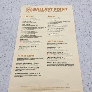 Ballast Point Brewing Long Beach - The menu - Breweries Near Me - Long Beach, California Ballast Point Brewing Long Beach - The menu - Breweries Near Me - Long Beach, California