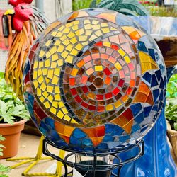 Sunny Garden Greenhouses - Mosaic globe for the garden