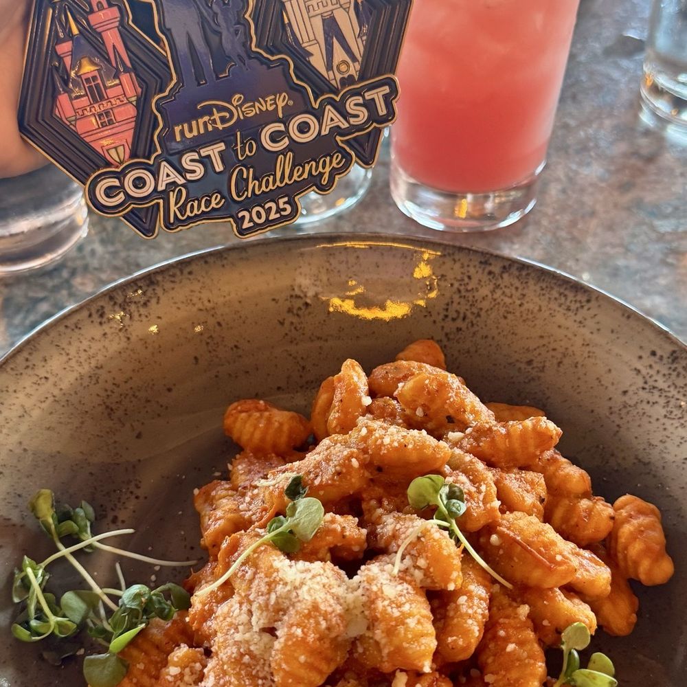 Magic Key Terrace - Magic Key Holder Dining - Gnocchi Amalfi Sunset Paloma - Wine Bars Near Me - Anaheim, California