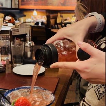 LongHorn Steakhouse - Long pour of strawberry margaritas - Steakhouses Near Me - Temecula, California