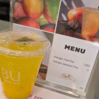 Bu Pastry Bar - Mango passion fruit refresher - Cafes Near Me - Pasadena, California