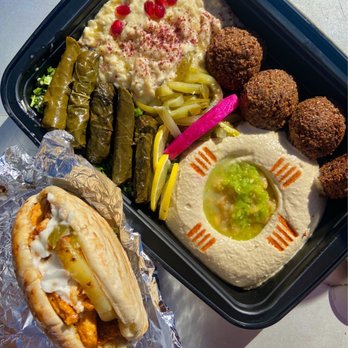 De Babel - Chicken Tawook Sandwich and Mezza Platter - Mediterranean Near Me - Scottsdale, Arizona De Babel - Chicken Tawook Sandwich and Mezza Platter - Mediterranean Near Me - Scottsdale, Arizona
