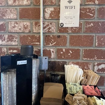 Pause Coffee House - Wifi info and lids, straws and napkins - Coffee & Tea Near Me - Fair Oaks, California Pause Coffee House - Wifi info and lids, straws and napkins - Coffee & Tea Near Me - Fair Oaks, California