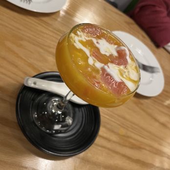 Q By Peter Chang - Mango Pomelo Tapioca dessert - Chinese Near Me - Bethesda, Maryland