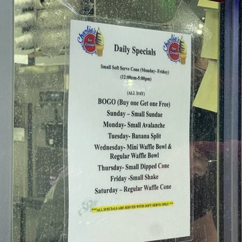 Charlie's Ice Cream - Specials - Ice Cream & Frozen Yogurt Near Me - Miami, Florida Charlie's Ice Cream - Specials - Ice Cream & Frozen Yogurt Near Me - Miami, Florida