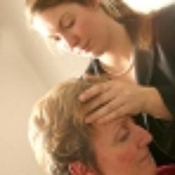 Back 2 Balance - Examining a patient at the Back 2 Balance Clinic in Brighton and Hove, Sussex