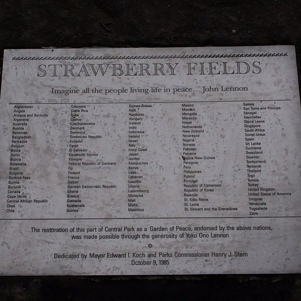 Strawberry Fields - Parks Near Me - New York, New York Strawberry Fields - Parks Near Me - New York, New York
