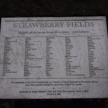 Strawberry Fields - Parks Near Me - New York, New York