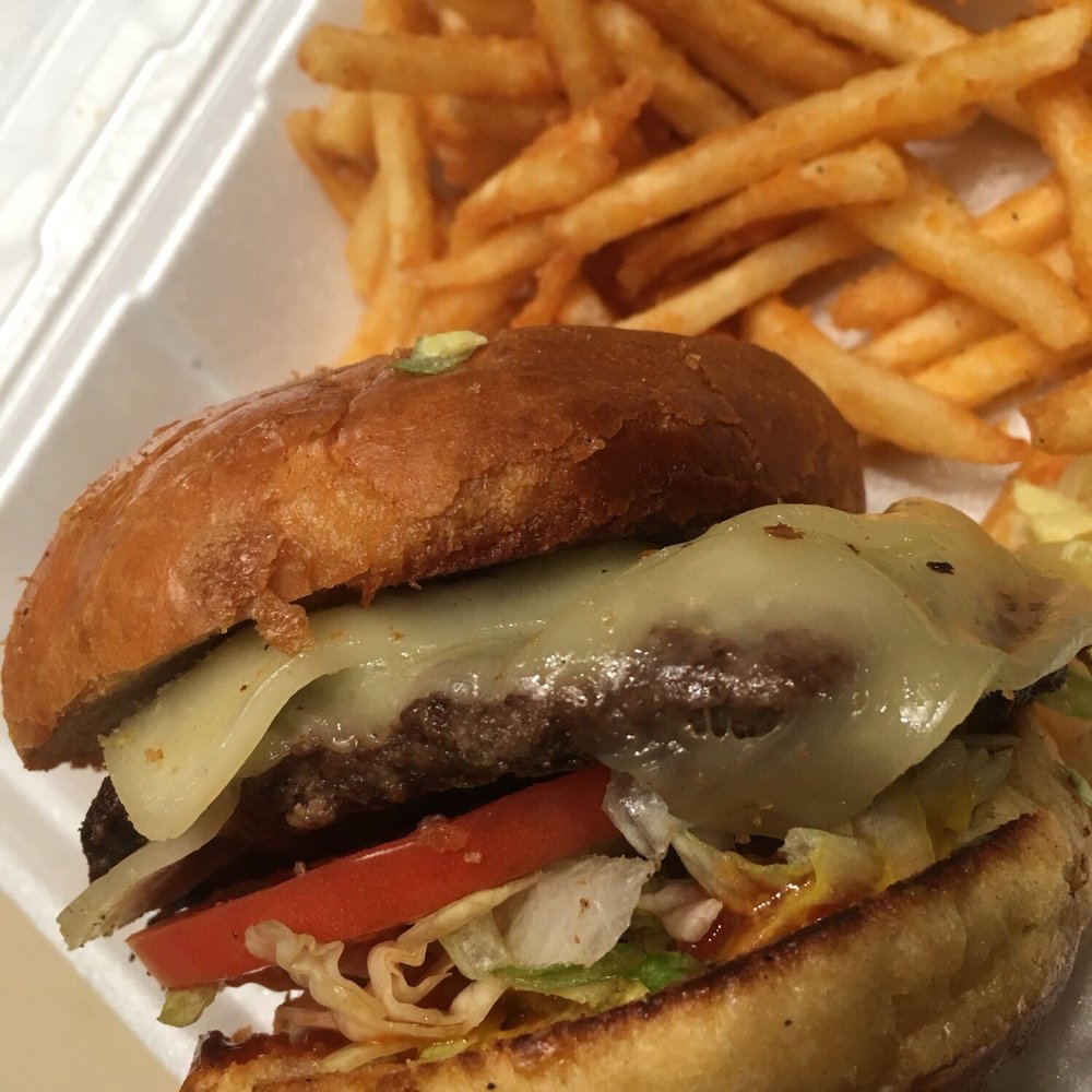 Burgers & Shakes - Duo cheeseburger w/Swiss 4/5 - New American Near Me - Jamul, California