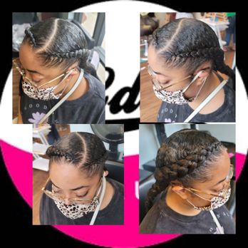 Cedars Beauty - Two goddess braids - Hair Salons Near Me - Richmond, Texas