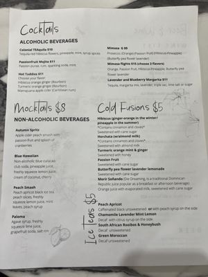 Menu photo 1 Teas Your Spirits Hilliard, OH