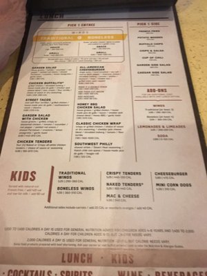 Menu photo 7 Buffalo Wild Wings Hixson, TN