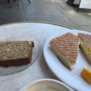 Caffe Greco - Banana walnut Bread Breakfast Panini - Coffee & Tea Near Me - San Francisco, California Caffe Greco - Banana walnut Bread Breakfast Panini - Coffee & Tea Near Me - San Francisco, California
