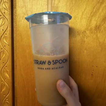 Straw & Spoon - Brown sugar milk tea with boba - Bubble Tea Near Me - Redondo Beach, California