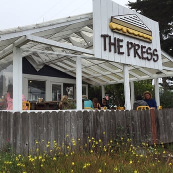 The Press - Outside seating at The Press. - Breakfast & Brunch Near Me - El Granada, California The Press - Outside seating at The Press. - Breakfast & Brunch Near Me - El Granada, California