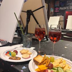 Pinot's Palette - Brought snacks and wine to pre-game