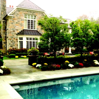 V.D.B. Bukov Landscape Design - a pool in front of a house - Landscaping Near Me - Greenwich, Connecticut V.D.B. Bukov Landscape Design - a pool in front of a house - Landscaping Near Me - Greenwich, Connecticut