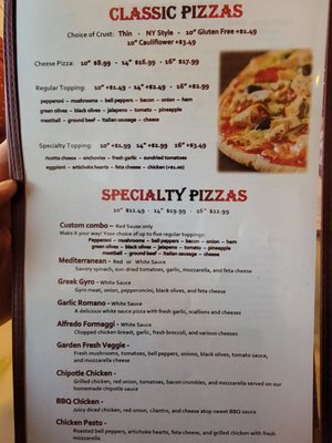Menu photo 6 Milano's Pizzeria Mesa, AZ