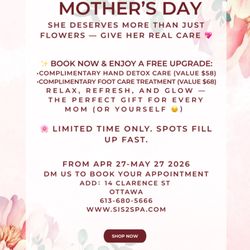 SIS² SPA Nails & Beauty - Mother 's Day promotion