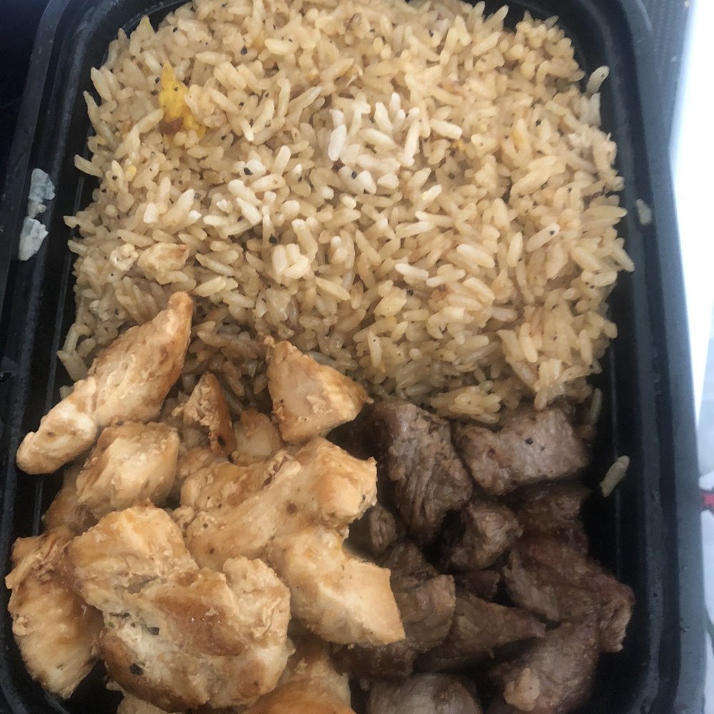 Poke Hut - Steak and chicken hibachi, no veggie - Poke Near Me - Cincinnati, Ohio Poke Hut - Steak and chicken hibachi, no veggie - Poke Near Me - Cincinnati, Ohio