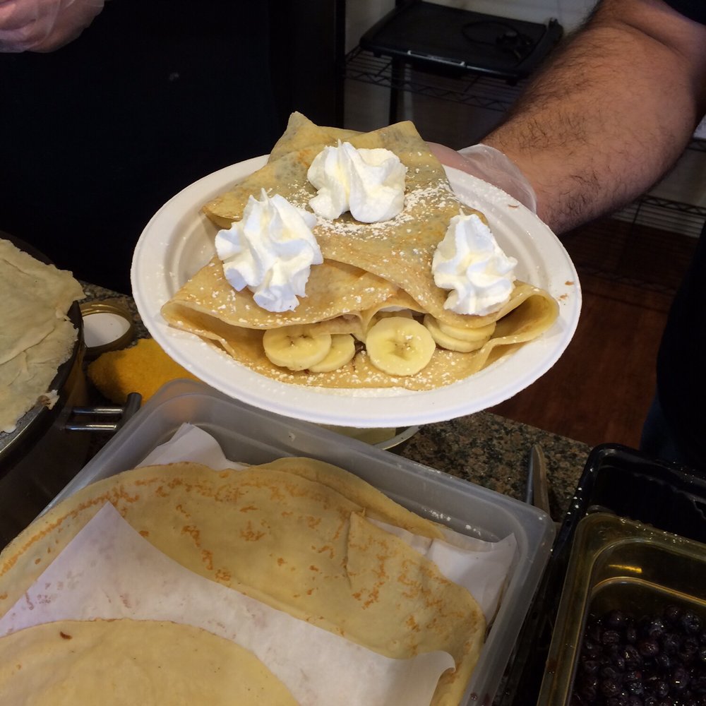 MrBeast Burger - Banana Cream Crepe - Burgers Near Me - State College, Pennsylvania MrBeast Burger - Banana Cream Crepe - Burgers Near Me - State College, Pennsylvania