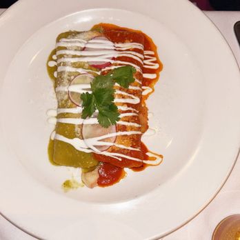 Las Brisas - Lobster and steak enchiladas - so good! You can actually taste and see chunks of lobster! - Mexican Near Me - Laguna Beach, California Las Brisas - Lobster and steak enchiladas - so good! You can actually taste and see chunks of lobster! - Mexican Near Me - Laguna Beach, California