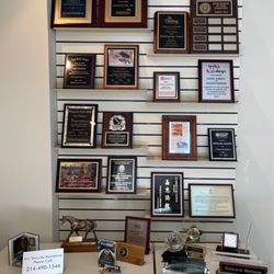 Recognition USA - Sampling of plaques