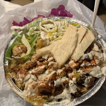 Syracuse Halal Gyro - Combination meat plate - Halal Near Me - Syracuse, New York