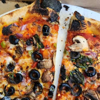 Dough Dudes Pizza - More burnt pieces - Pizza Near Me - West Covina, California