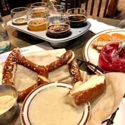 Stronghouse Brew Pub - Warm pretzel with beer cheese