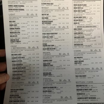 Yard House - Beer Menu - Bars Near Me - Houston, Texas Yard House - Beer Menu - Bars Near Me - Houston, Texas
