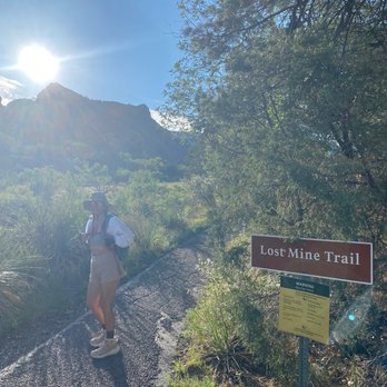 Lost Mines Trail - The entrance and exit to Lost Mine Trail - Hiking Near Me - Panther Junction, Texas