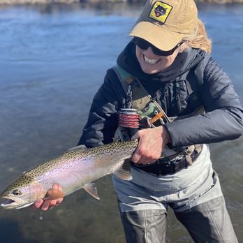 Sierra Trout Magnet Fly Shop - 5# rainbow on the upper Owens River - Fishing Near Me - Bishop, California