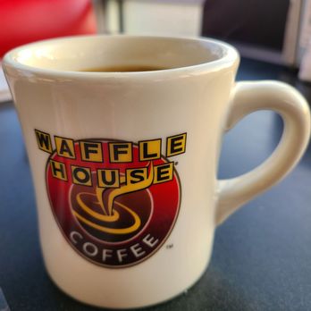 Waffle House - The Waffle House cup of coffee was freshly brewed and came out hot and just the right taste. - Breakfast & Brunch Near Me - Roanoke, Virginia