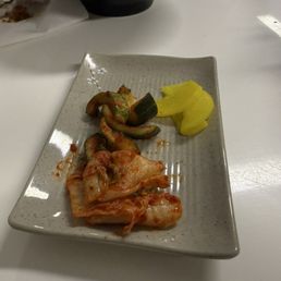 This is the "sides" that come with my wife's meal which was noodles. This is the "sides" that come with my wife's meal which was noodles.