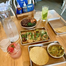 Watermelon Marg, Mojito, Tacos and Korean BBQ Rice Bowl