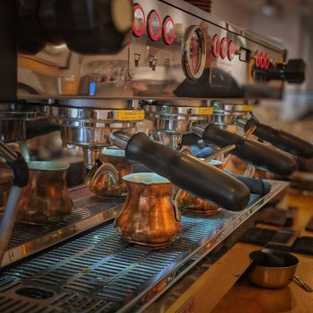 Zav Coffee Shop & Gallery - a coffee machine - Coffee & Tea Near Me - Toronto, Ontario