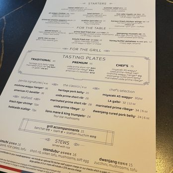 PERILLA korean fare - Menu - Korean Near Me - Chicago, Illinois