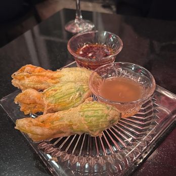 Rose's Luxury - Crab Rangoon in squash blossom - New American Near Me - Washington, DC, District of Columbia Rose's Luxury - Crab Rangoon in squash blossom - New American Near Me - Washington, DC, District of Columbia