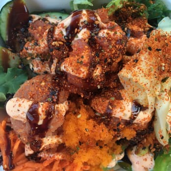 Honeyfish Poke - Seasonings and sauce galore - Poke Near Me - Thousand Oaks, California Honeyfish Poke - Seasonings and sauce galore - Poke Near Me - Thousand Oaks, California