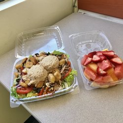 Dadeland Cafe - $13 for this huge salad and large side of fruits. Can't beat that!