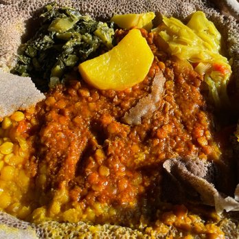 Enat Ethiopian Restaurant - Vegetarian combo (vegan) - Ethiopian Near Me - Seattle, Washington Enat Ethiopian Restaurant - Vegetarian combo (vegan) - Ethiopian Near Me - Seattle, Washington