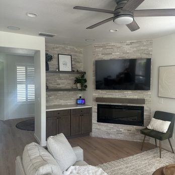 Quality Design and Build - He installed shelving and updated the fireplace. - General Contractors Near Me - Sacramento, California