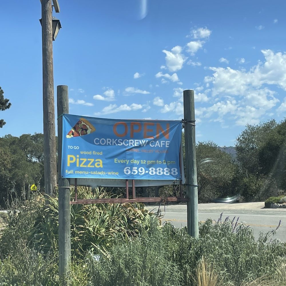 Corkscrew Cafe - Sign saying they are Open Every Day. But they are not! - American Near Me - Carmel Valley, California Corkscrew Cafe - Sign saying they are Open Every Day. But they are not! - American Near Me - Carmel Valley, California