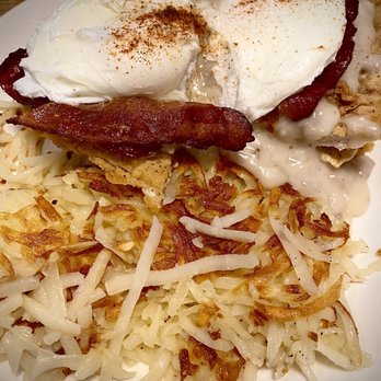 Starwood Cafe - a plate of hash browns and eggs - Diners Near Me - Frisco, Texas Starwood Cafe - a plate of hash browns and eggs - Diners Near Me - Frisco, Texas