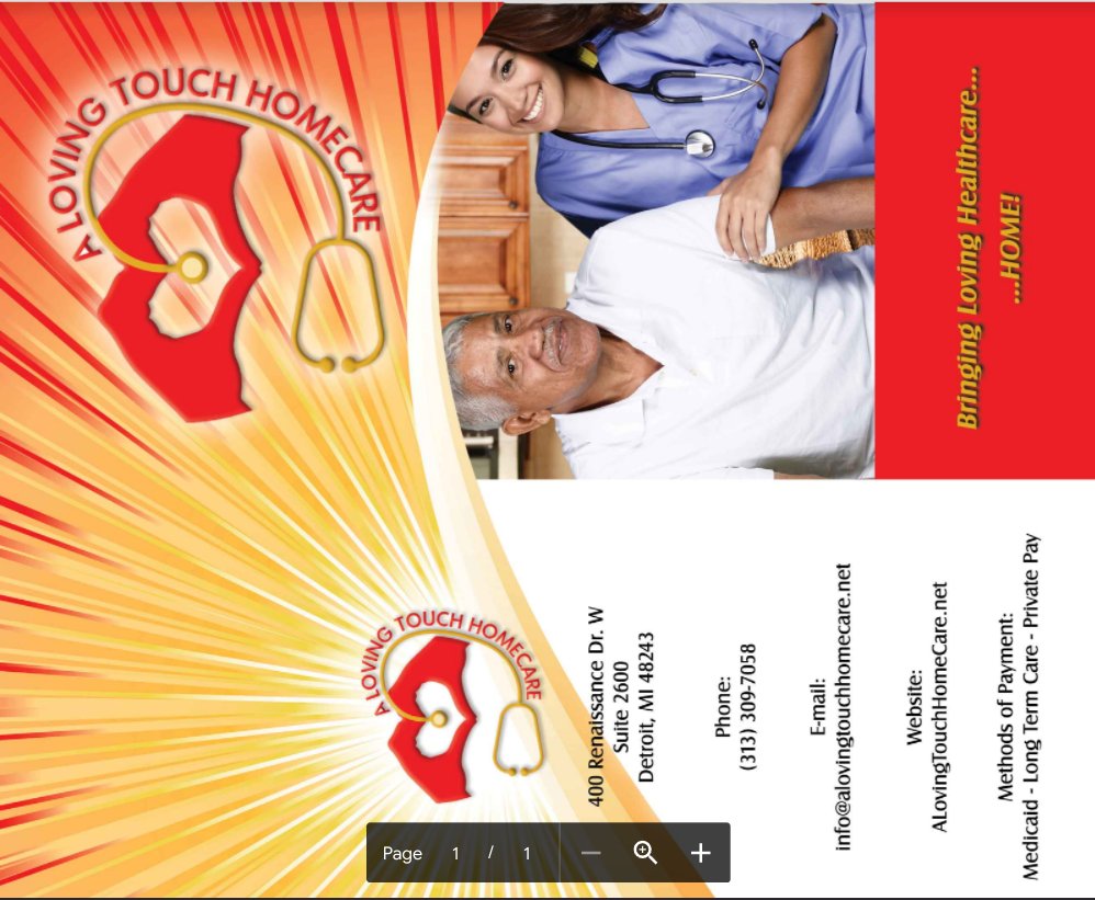 A Loving Touch Home Care - home care agency in Detroit, MI
