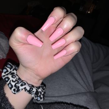 Bliss Nails & Spa - Basic pink nails - 41$ I've had these for about a week and a day. - Nail Salons Near Me - Tigard, Oregon Bliss Nails & Spa - Basic pink nails - 41$ I've had these for about a week and a day. - Nail Salons Near Me - Tigard, Oregon